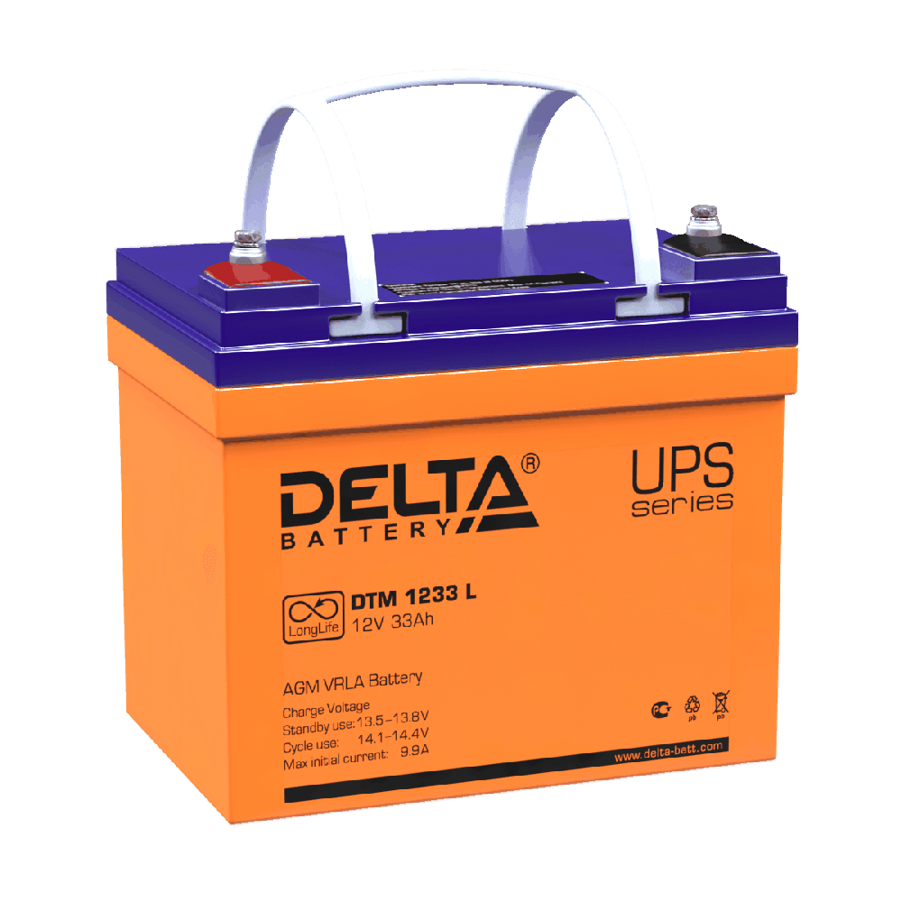 Аккумуляторная батарея DELTA BATTERY DTM 1233 L